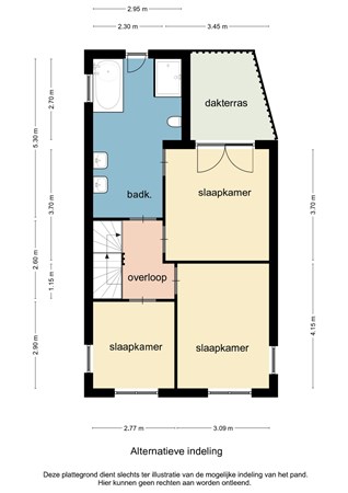 Floorplan - Vouerweg 35, 6136 AK Sittard
